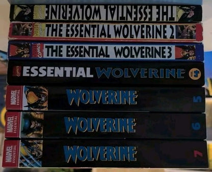 WOLVERINE Marvel Comics Essential Omnibus LOT Vol #1-7 X-Men Deadpool 2 3 50 100