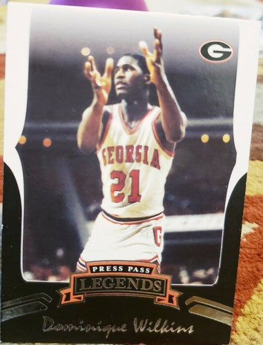 DOMINIQUE WILKINS 2006-07 Press Pass Legends Rare Color Photo SP Variation Hawks