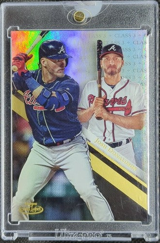 JOSH DONALDSON 2019 Topps Gold Label Class 3 One of Blank Back VAULT #1/1 Braves