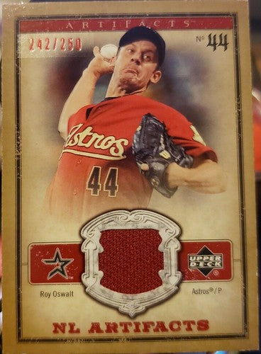 ROY OSWALT 2006 Upper Deck Artifacts NL Game Used Jersey Red SP #/250 Astros AL