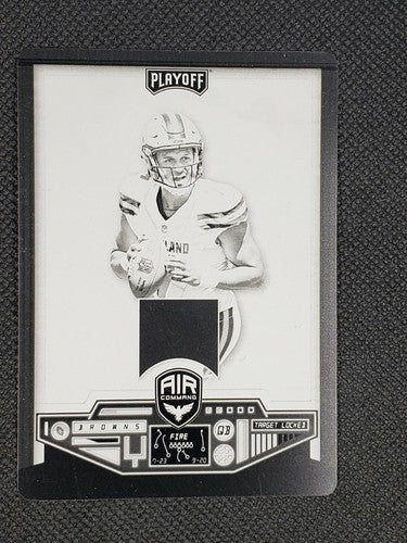 DeShone KIZER 2017 Panini Playoff PRINTING PLATE #1/1 Browns 2018 Patches One of