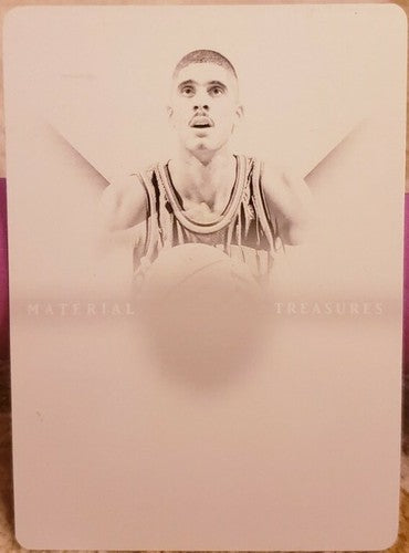 BRAD DAUGHERTY 2013-14 National Treasures Material PRINTING PLATE #1/1 of 1 Cavs