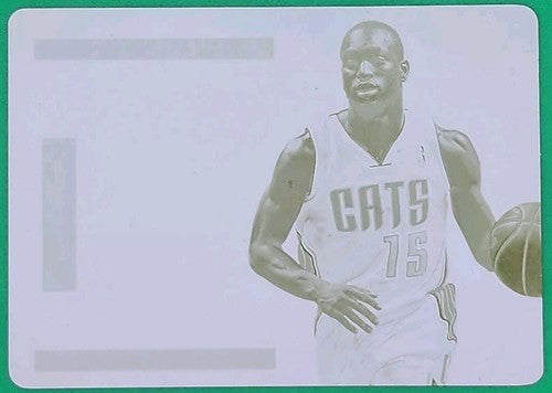 KEMBA WALKER 2013-14 Panini National Treasures Tags PRINTING PLATE #1/1 Bobcats