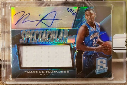 MAURICE HARKLESS 2015-16 Panini Replay Spectra Buyback SP AUTO Jersey Heat Magic