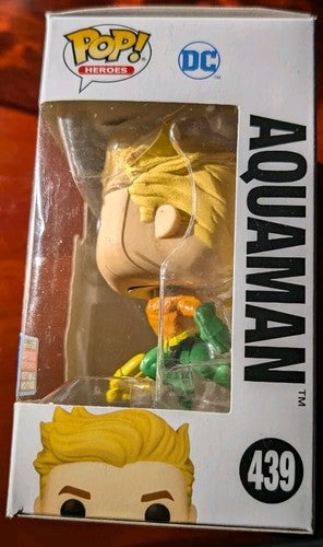 AQUAMAN Funko POP! Heroes #439 2022 Fall Convention Limited Edition DC Comics