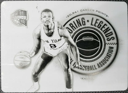 WALT BELLAMY 2009-10 Panini Hall of Fame PRINTING PLATE SP #1/1 Knicks Bells One