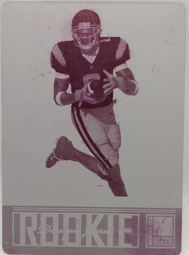 DWAYNE JARRETT 2007 Donruss Elite RC PRINTING PLATE SP #1/1 Panthers USC One of