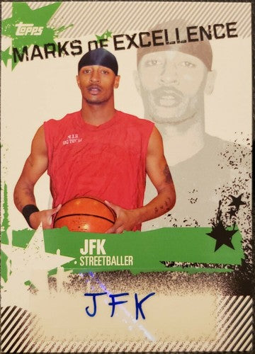 JFK 2006-07 Topps Marks of Excellence Street Baller AUTO SP And 1 Tour #ME-JFK