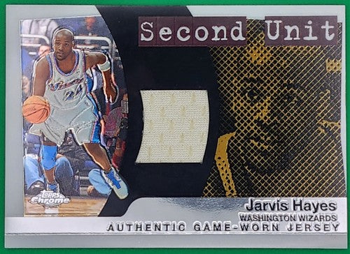 JARVIS HAYES 2005-06 Topps Chrome Game Worn Used JERSEY Relic #/400 Nets Wizards