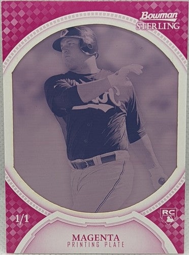 YONDER ALONSO 2011 Bowman Sterling RC PRINTING PLATE SP #1/1 Reds Padres One of