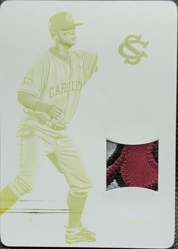 CHRISTIAN WALKER 2015 National Treasures JERSEY PATCH PRINTING PLATE SP #1/1 of