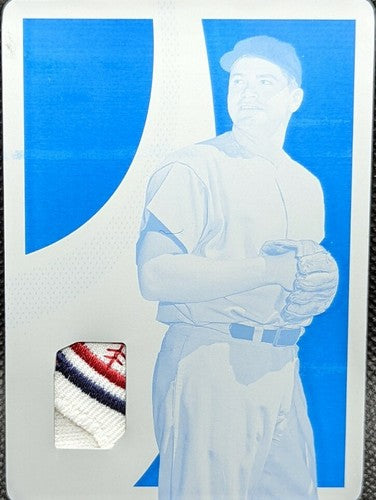 BOB TURLEY 2021 Panini Immaculate Jersey LOGO PATCH PRINTING PLATE #1/1 Yankees