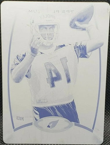 RYAN LINDLEY 2012 Topps Platinum RC PRINTING PLATE SP 1/1 Cardinals Colts One of
