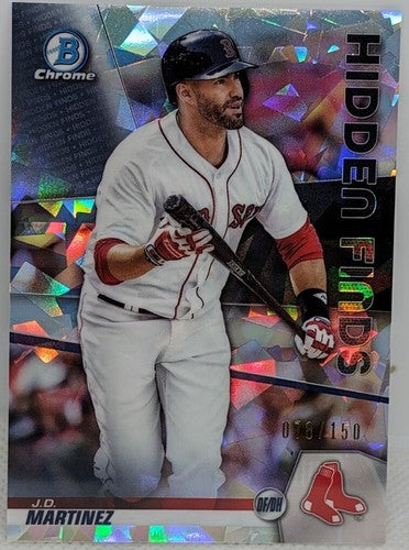 J. D. MARTINEZ 2020 Topps Bowman Chrome ATOMIC REFRACTOR /150 JD Red Sox Dodgers