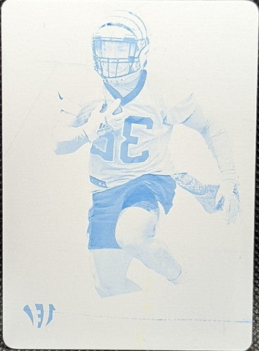 TRAYVEON WILLIAMS 2019 Panini Phoenix RC PRINTING PLATE SP #1/1 Bengals One of
