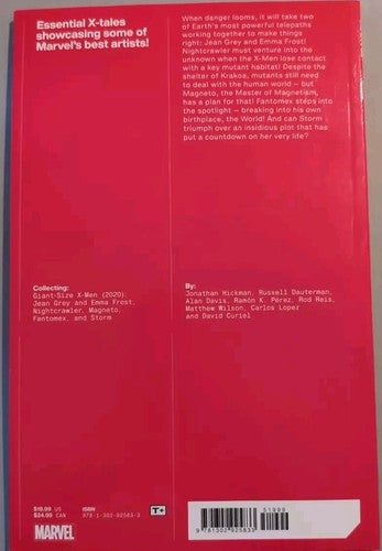 GIANT SIZE X-MEN 2020 Marvel TPB Jean Grey Emma Frost Storm Nightcrawler Hickman