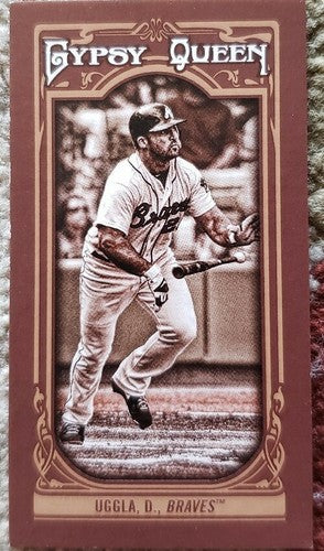 DAN UGGLA 2013 Topps Gypsy Queen MLB SEPIA Mini SP #47/50 Atlanta Braves #211