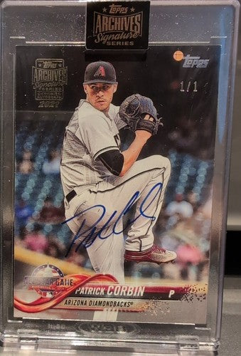 PATRICK CORBIN 2021 Topps Archives Signature 2018 All-Star AUTO SP #1/1 Rangers