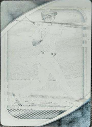 MATT OLSON 2021 Panini Absolute PRINTING PLATE SP #1/1 Oakland A's Braves One of