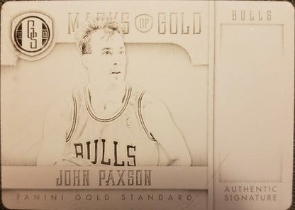 JOHN PAXSON 2012-13 Gold Standard PRINTING PLATE SP #1/1 of 1 National Treasures