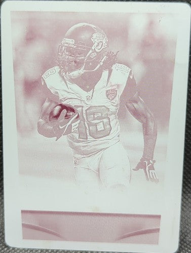 ACE SANDERS 2014 Panini Score PRINTING PLATE SP #1/1 Jacksonville Jaguars One of