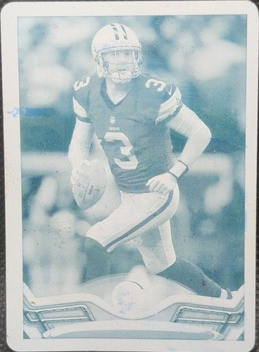 BRANDON WEEDEN 2013 Topps Mini PRINTING PLATE SP #1/1 Browns Texans #244 One of