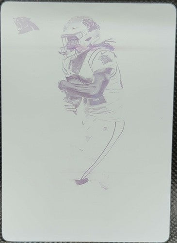 JORDAN SCARLETT 2019 Panini Obsidian RC PRINTING PLATE SP #1/1 Panthers One of
