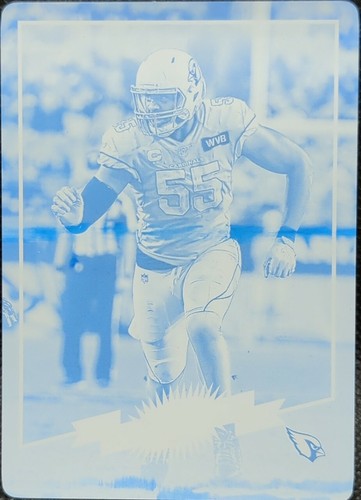 CHANDLER JONES 2020 Donruss Retro PRINTING PLATE SP 1/1 Raiders Cardinals One of