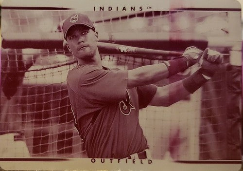 FRANKLIN GUTIERREZ 2007 Upper Deck UD Series 2 RC PRINTING PLATE #1/1 Cleveland