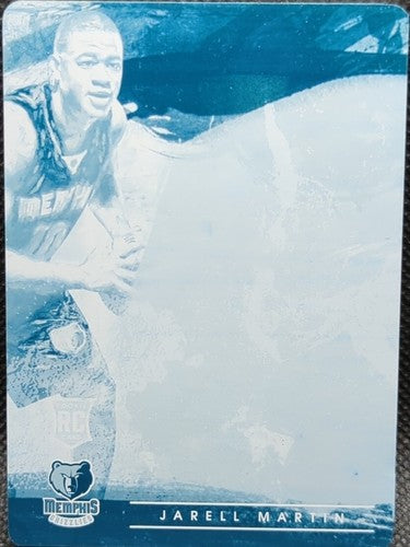 JARELL MARTIN 2015-16 Panini Court Kings RC PRINTING PLATE #1/1 Grizzlies One of