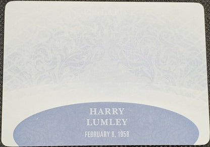 HARRY LUMLEY 2015 Leaf In the Game Superlative PRINTING PLATE SP #1/1 Red Wings