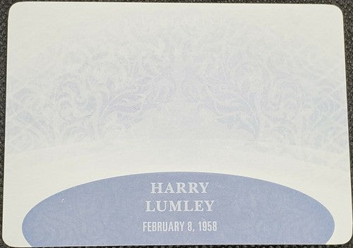 HARRY LUMLEY 2015 Leaf In the Game Superlative PRINTING PLATE SP #1/1 Red Wings