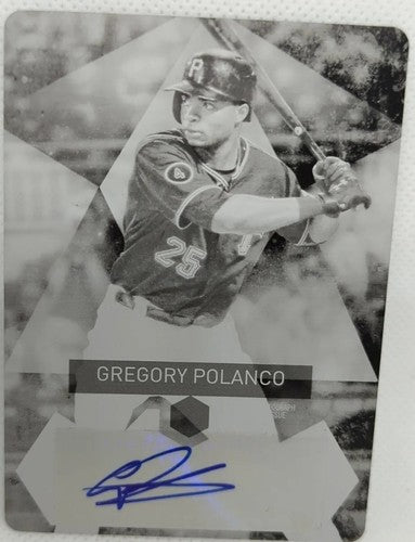 GREGORY POLANCO 2014 Topps Supreme Styling RC AUTO PRINTING PLATE SP 1/1 Pirates