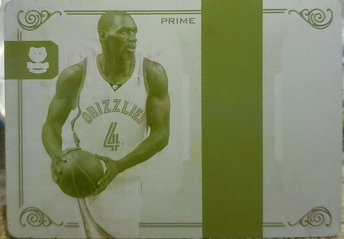 SAM YOUNG 2009-10 National Treasures Logoman PRINTING PLATE SP #1/1 of 1 2012-13