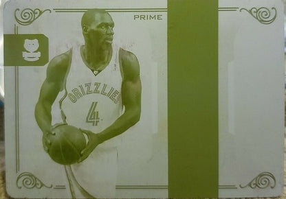 SAM YOUNG 2009-10 National Treasures Logoman PRINTING PLATE SP #1/1 of 1 2012-13