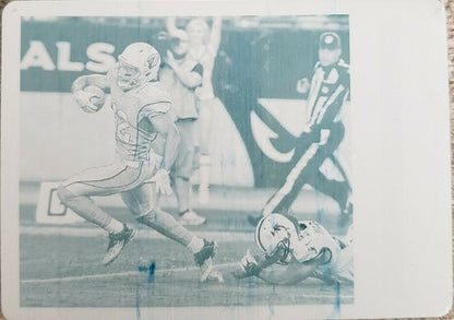 ANDRE ROBERTS 2013 Panini Score Cyan PRINTING PLATE #1/1 of 1 Arizona Cardinals