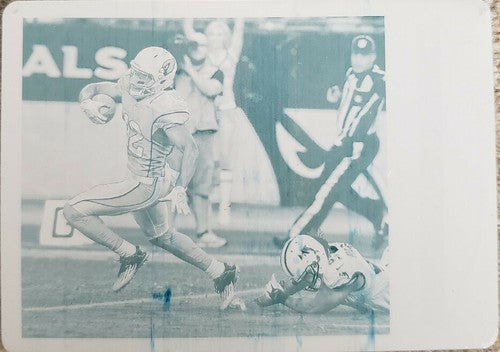 ANDRE ROBERTS 2013 Panini Score Cyan PRINTING PLATE #1/1 of 1 Arizona Cardinals
