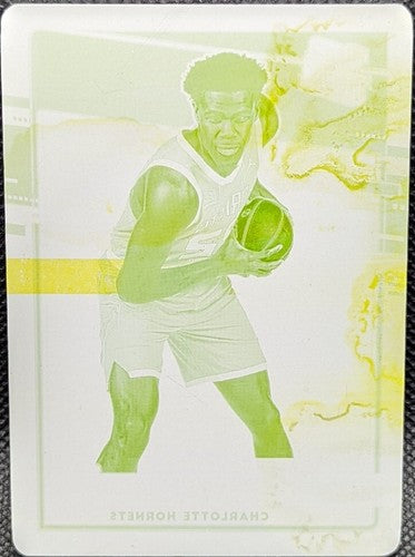 VERNON CAREY JR 2020-21 Panini Donruss Optic Rated RC PRINTING PLATE 1/1 Hornets