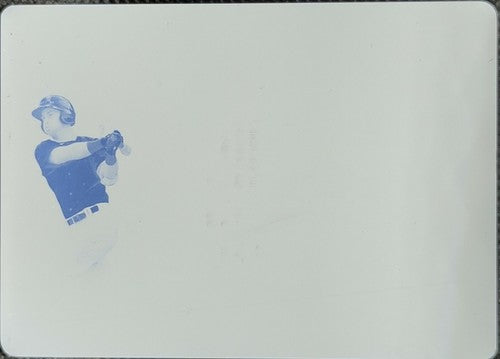 BRENT ROOKER 2017 Leaf Trinity "Patch Auto" PRINTING PLATE SP #1/1 Padres One of