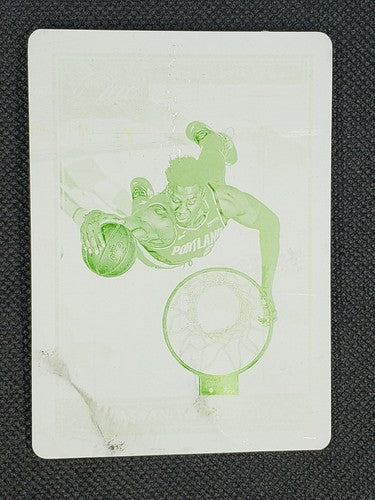 HASSAN WHITESIDE 2019-20 Panini One And PRINTING PLATE SP 1/1 Trail Blazers Jazz