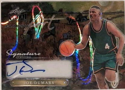 JOE DUMARS 2024 Leaf Metal Signature Series Classic Art AUTO SP #1/1 of Pistons