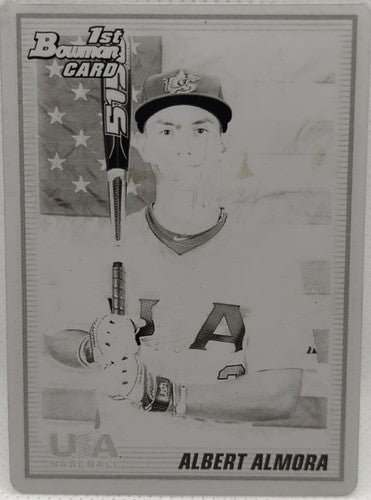 ðºð¸ ALBERT ALMORA JR 2010 Bowman Draft Picks Prospects PRINTING PLATE #1/1 USA