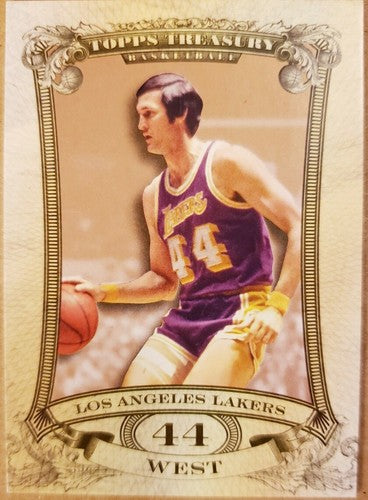 JERRY WEST 2008-09 Topps Treasury RIP CARD Bronze SP #/99 Lakers Warriors Ripped