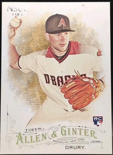 BRANDON DRURY 2016 Topps Allen & Ginter RC NSCC SP #1/1 of Diamondbacks Angels