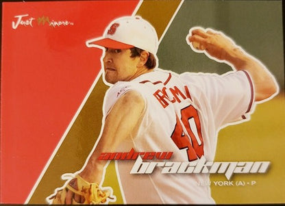 ANDREW BRACKMAN 2008 Just Minors Gold Edition Glossy Rookie SP #1/1 of 1 Yankees