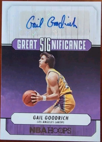 GAIL GOODRICH 2022-23 Panini NBA Hoops Great SIGnificance AUTO SP LA Lakers Suns