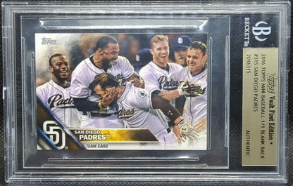 SAN DIEGO PADRES TEAM 2016 Topps Mini One of VAULT SP 1/1 Matt Kemp Justin Upton