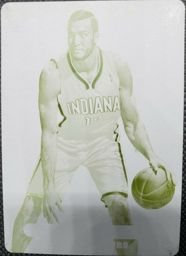 MILES PLUMLEE 2012-13 Panini Totally Certified PRINTING PLATE SP #1/1 Pacers of