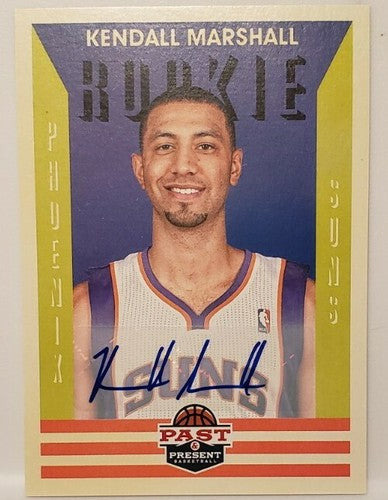 KENDALL MARSHALL 2012-13 Panini Past and Present RC AUTO Suns Lakers Bucks 76ers