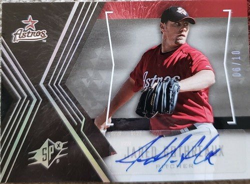JARED GOTHREAUX 2005 Upper Deck SPx Rookie AUTO Autograph SP #/10 Houston Astros